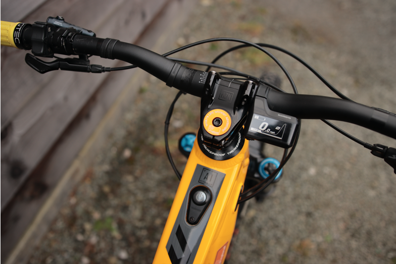 Current Demo Bike Nukeproof Megawatt Elite 297 E-Bike - Med in Yellow-6