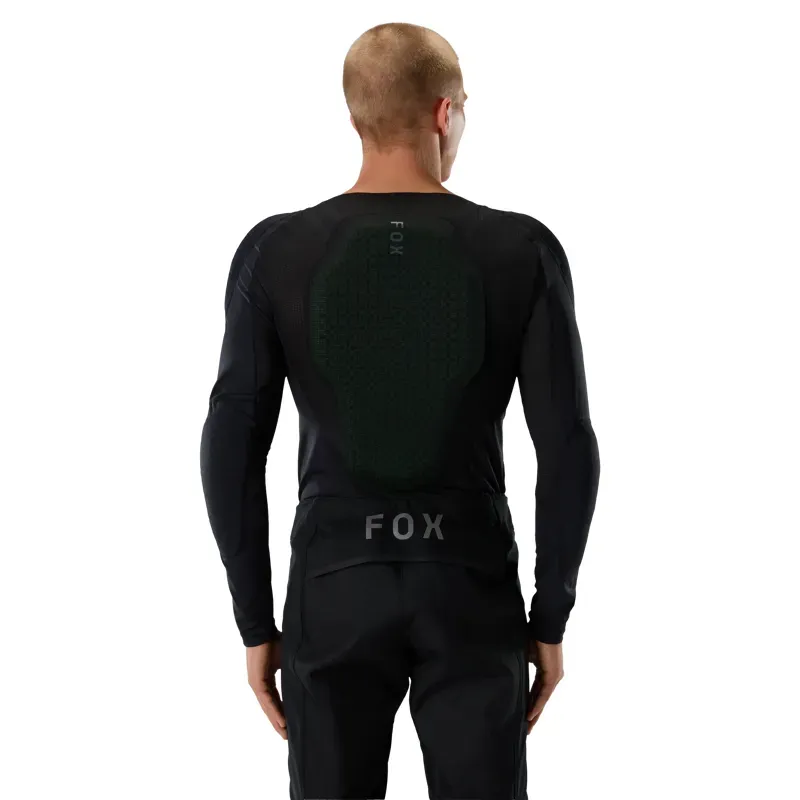 Fox Baseframe Pro Long Sleeve Base Layer CE Protection in Black-3