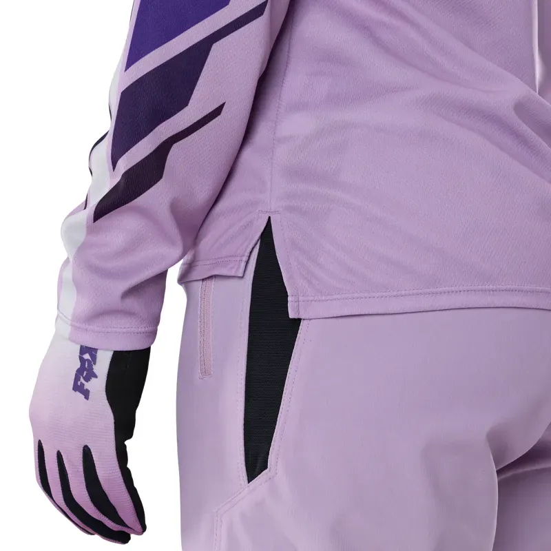 Fox Women's Ranger Foundry Long Sleeve Jersey in Lavender Drift-5