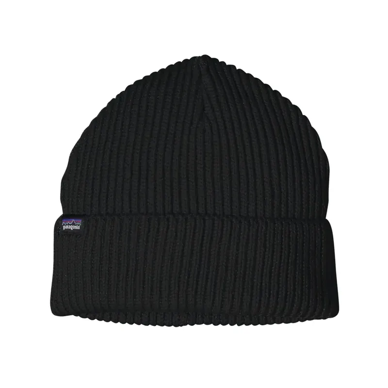 Patagonia Fishermans Rolled Beanie in Black
