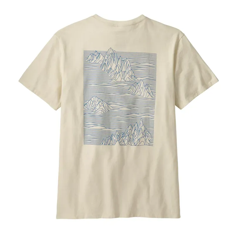 Patagonia Mens Strataspire Responsibili-Tee in Birch White-1