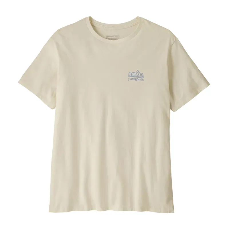 Patagonia Mens Strataspire Responsibili-Tee in Birch White