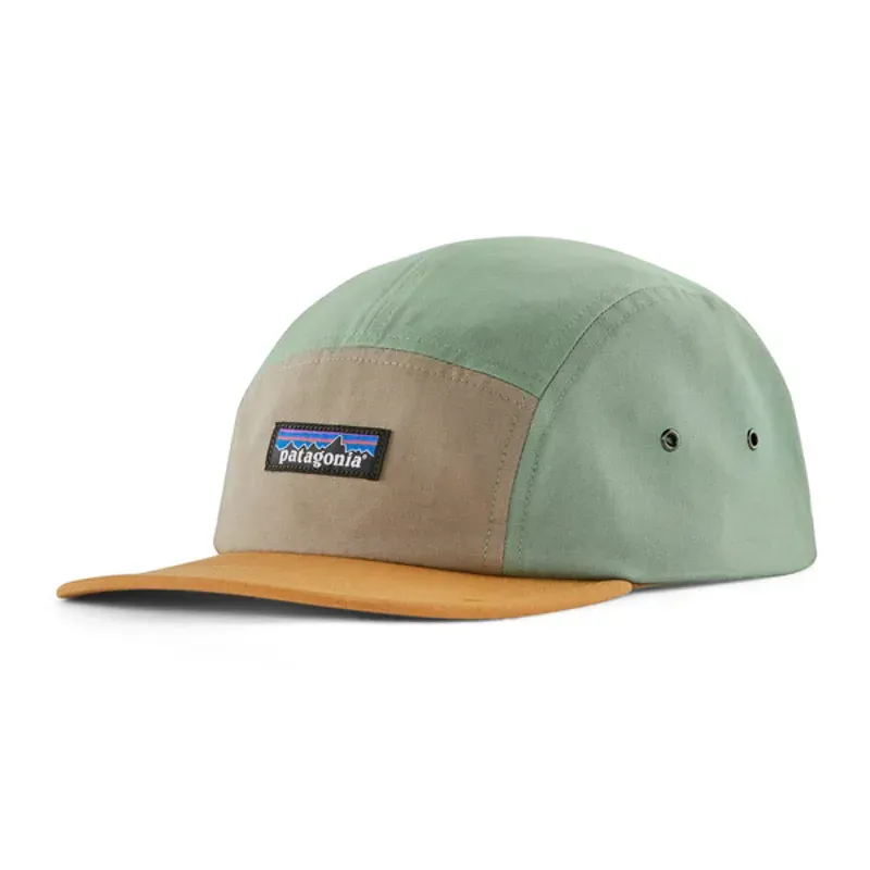 Patagonia P-6 Label Maclure Hat in Ellwood Green-3