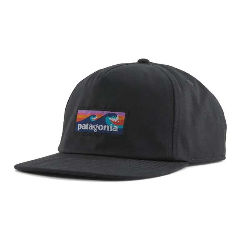 Patagonia Boardshort Label Funfarer Cap in Ink Black