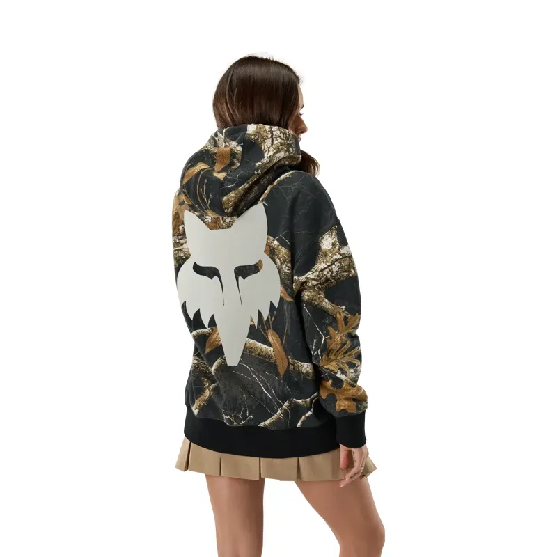 Fox Realtree Fleece Pullover Hoodie in Black/Multi-5